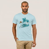 Surfer-T-Shirt T-Shirt (Vorne ganz)