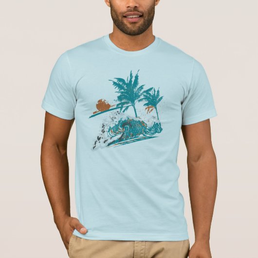 Surfer-T-Shirt T-Shirt (Vorderseite)