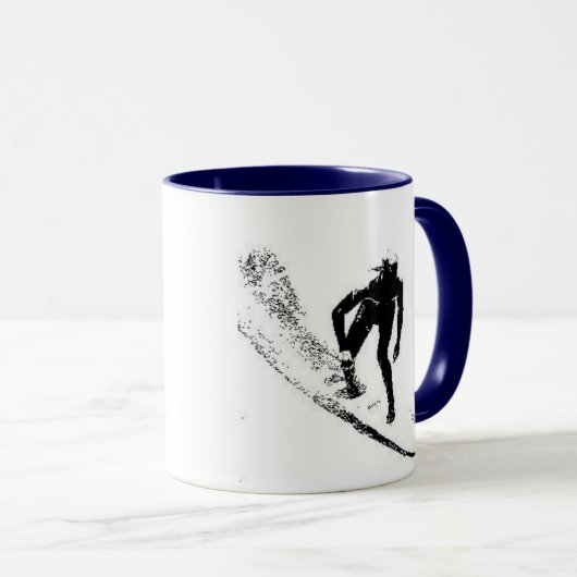 Surfer Tasse (VorderseiteRechts)