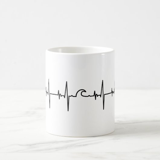 Surfer Tasse heartline (Mittel)