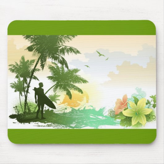 Surfer Theme Mousepad (Vorne)