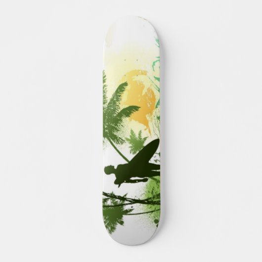 Surfer Theme Skateboard (Vorne)
