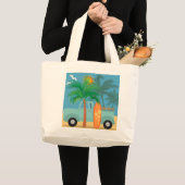 Surfer Tote Bag Jumbo Stoffbeutel (Vorderseite (Produkt))