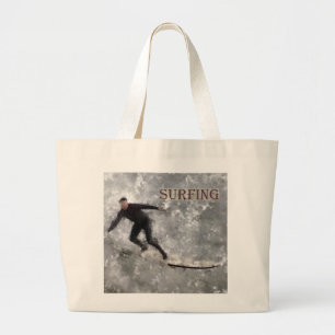 Surfer Tote Bag Jumbo Stoffbeutel