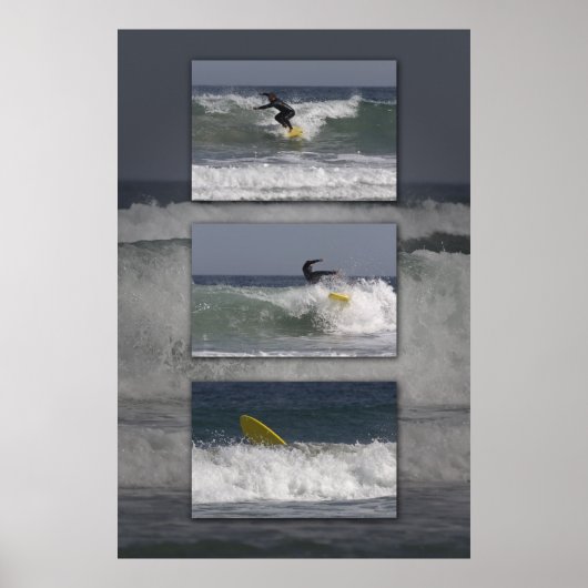 Surfer Triptych Poster (Vorne)