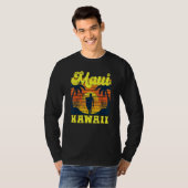 Surfer Tropical Sunset Hawaiian Summer Aloha Maui T-Shirt (Vorne ganz)