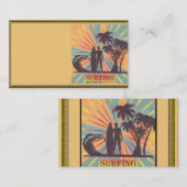 Surfer Typ Business Card Visitenkarte (Vorne/Hinten)
