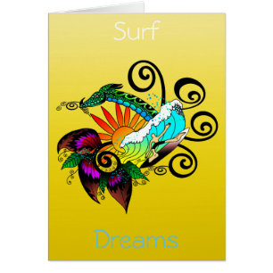 Surfer-Typ Cartoon