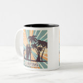 Surfer Typ Kaffee Tasse (Vorderseite Links)