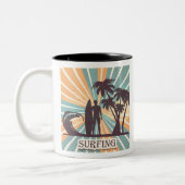 Surfer Typ Kaffee Tasse (Links)
