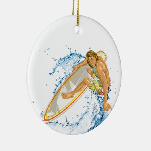 Surfer-Typ Keramik Ornament (Rechts)