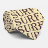 Surfer Typ Necktie Krawatte (Gerollt)