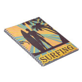 Surfer Typ Notebook Notizblock (Rechte Seite)