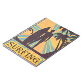 Surfer Typ Notebook Notizblock (Linke Seite)