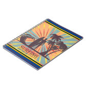 Surfer Typ Notebook Notizblock (Linke Seite)