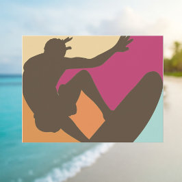 Surfer Typ Postkarte