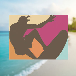 Surfer Typ Postkarte