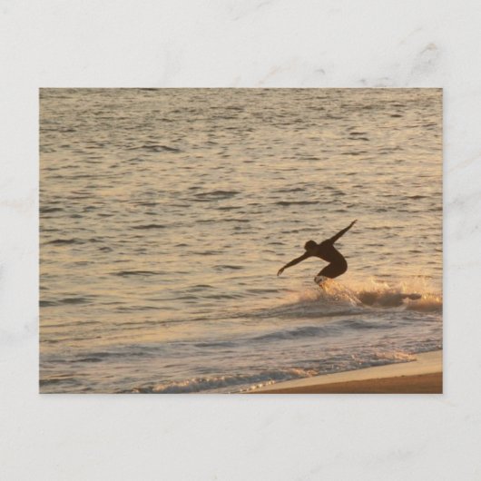Surfer-Typ Postkarte (Vorderseite)