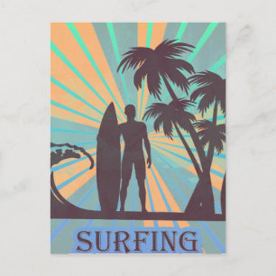 Surfer Typ Postkarte