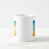 Surfer Typ Vintag Sunset Kaffeetasse (Mittel)