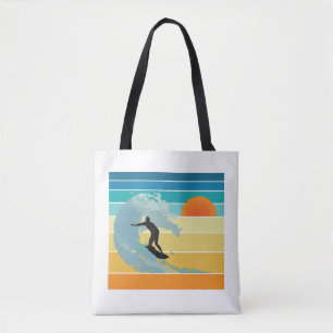 Surfer Typ Vintag Sunset Tasche