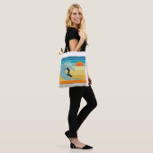 Surfer Typ Vintag Sunset Tasche (Am Model)