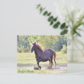 Surfer Typ Wading Postkarte (Stehend Vorderseite)