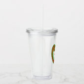 Surfer und Skydiver in Melon Water Acryltrinkbecher (Rechts)