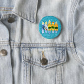 Surfer und Surfbretter Button (Beispiel)