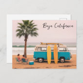 Surfer und Surfbretter in Baja Kalifornien Postkarte (Vorne/Hinten)