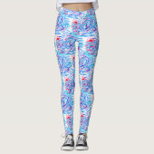 Surfer und Waves Leggings (Vorderseite)