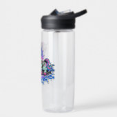 Surfer Unicorn Zombie Trinkflasche (Links)