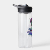Surfer Unicorn Zombie Trinkflasche (Rechts)