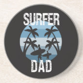 Surfer-Vater Getränkeuntersetzer (Vorne)