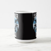 Surfer-Vater Kaffeetasse (Mittel)