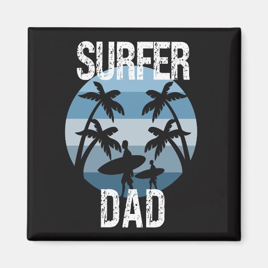 Surfer-Vater Magnet (Vorne)