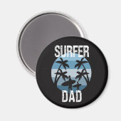 Surfer-Vater Magnet (Vorderseite/Rückseite)