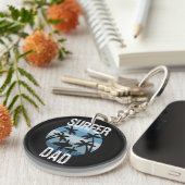 Surfer-Vater Schlüsselanhänger (Vorderseite rechts)