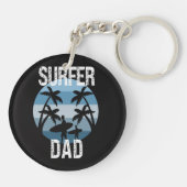 Surfer-Vater Schlüsselanhänger (Rückseite)