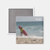 Surfer, Venice Beach Magnet! Magnet (Vorderseite/Rückseite)