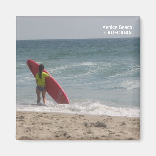 Surfer, Venice Beach Magnet! Magnet (Vorne)