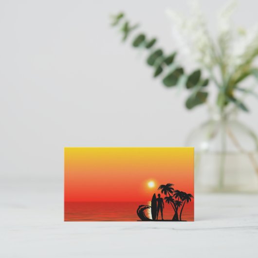 Surfer Visitenkarte (Stehend Vorderseite)