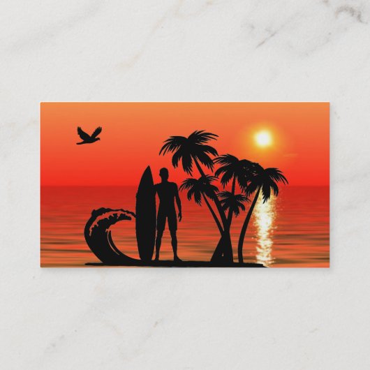 Surfer Visitenkarte (Rückseite)