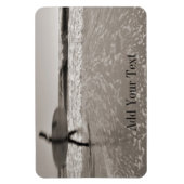 Surfer von Shirley Taylor Magnet (Vertikal)
