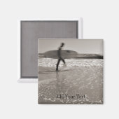 Surfer von Shirley Taylor Magnet (Vorderseite/Rückseite)