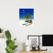 Surfer Wagon Poster (Heimbüro)