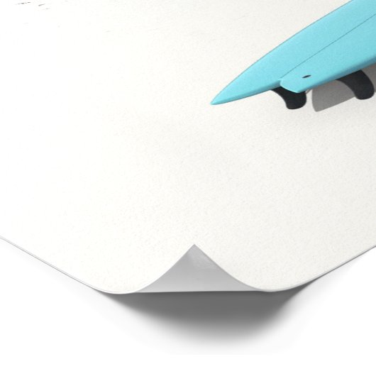 Surfer Wagon Poster (Ecke)