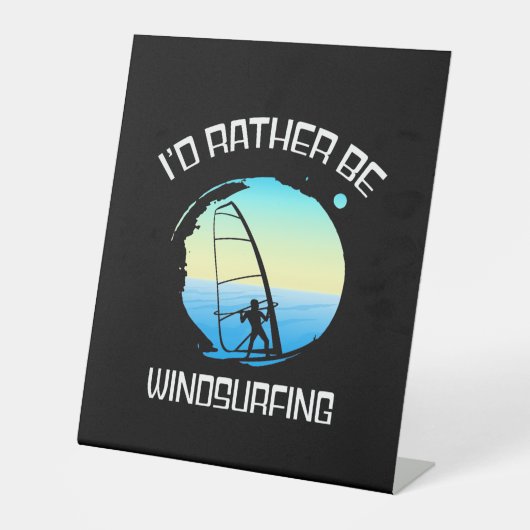 Surfer wäre eher Windsurfen Sockelschild (Vorderseite)