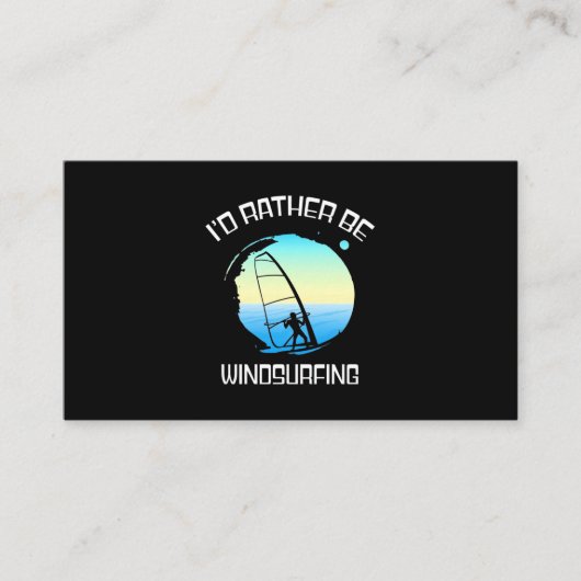 Surfer wäre eher Windsurfen Visitenkarte (Vorderseite)