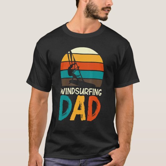 Surfer Windsurfer Surfbrett Spaß T-Shirt (Vorderseite)